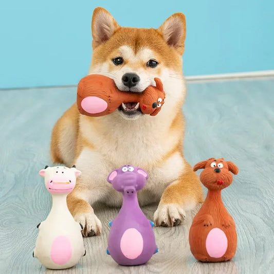Latex Squeaky Sound Dog Toys