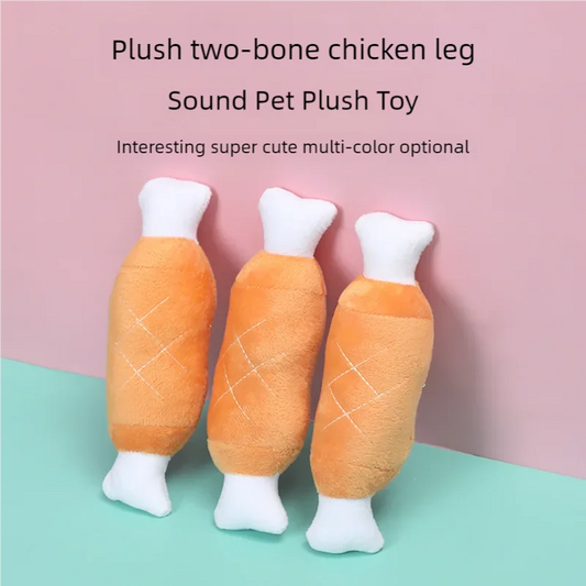 Dog Squeaky Toy Chicken Legs