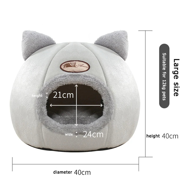 Cat Shaped Soft Bed For Cat