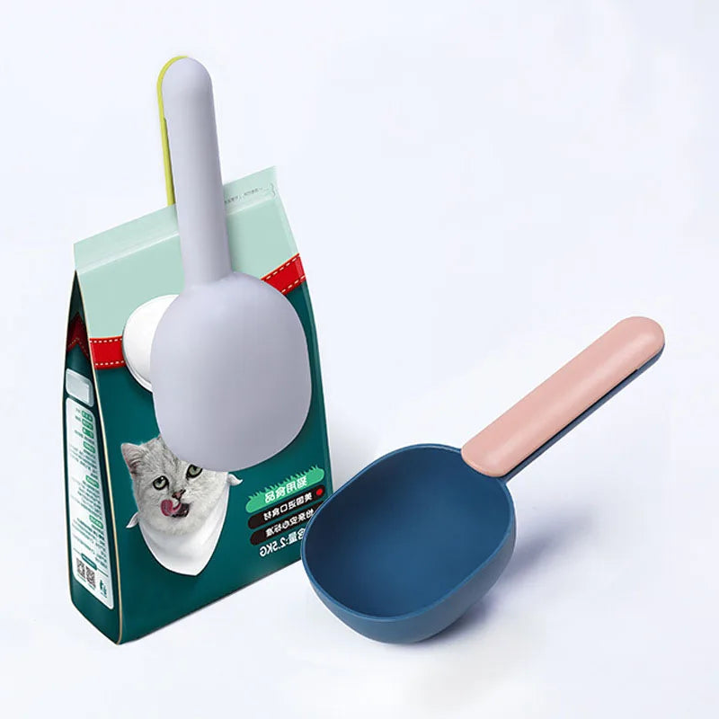 Feeding Spoon, Food Shovel, Scoop with Sealing Bag Clip