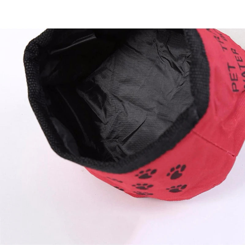2 In 1 Pet Travel Portable Foldable Water Bowl