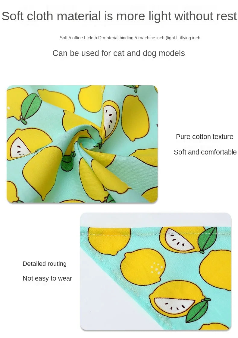 Dog and cat cute bandana