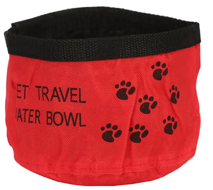 2 In 1 Pet Travel Portable Foldable Water Bowl
