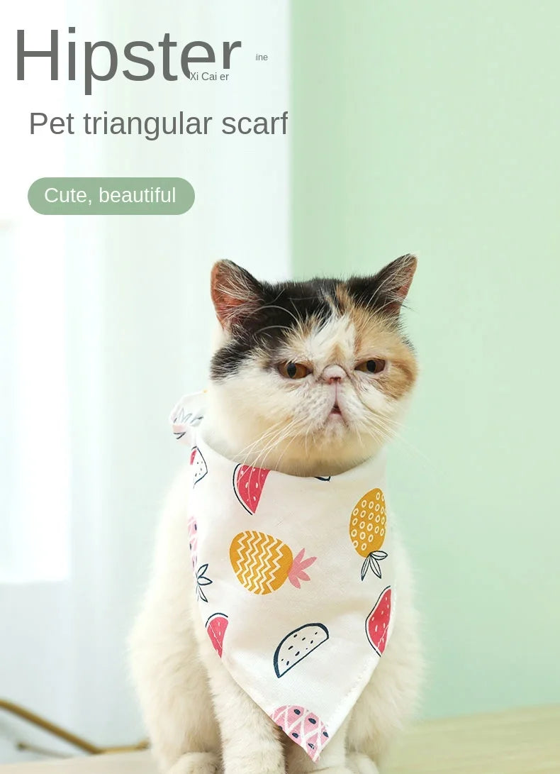 Dog and cat cute bandana