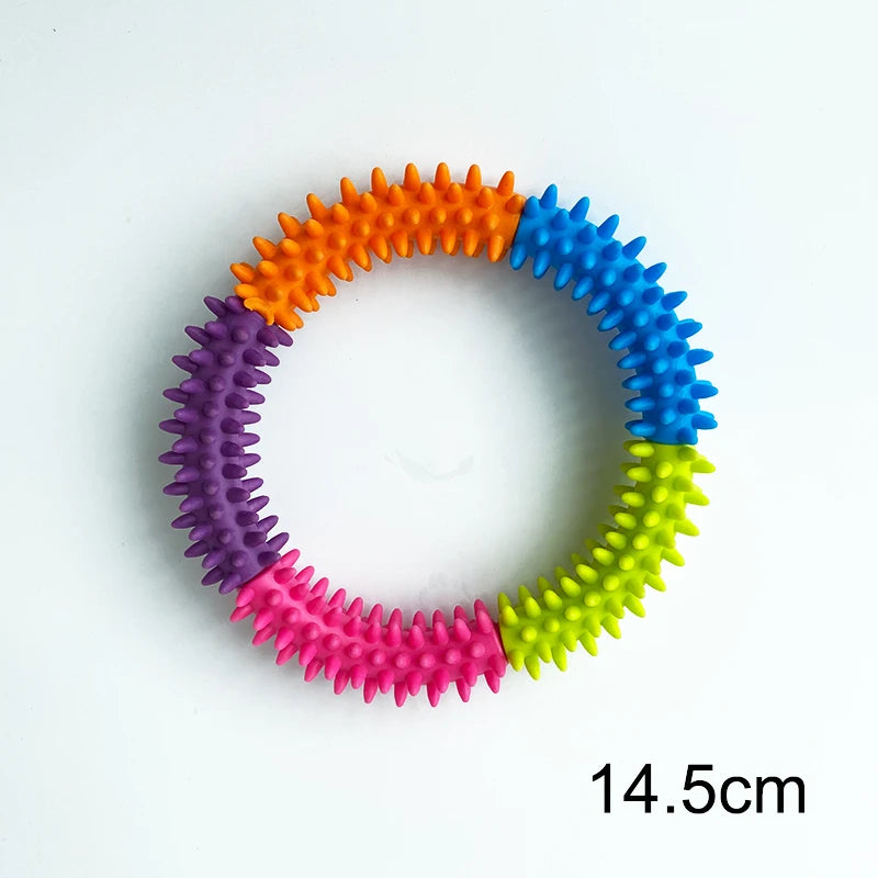 Dogs Pet Flying Discs Bite Ring toy