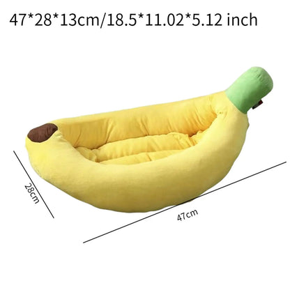 Dog Nesting Bed Banana Shape
