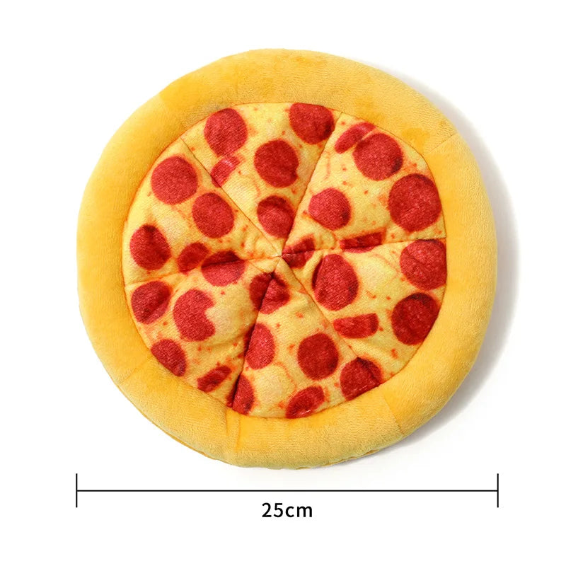 Dog Bite Sound Toy Fun Pizza