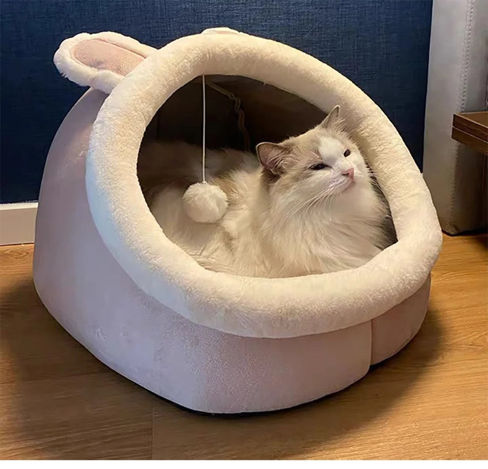 kitty shape bed for cat