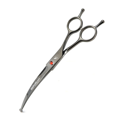 Portable Curved Pet Hair Scissors