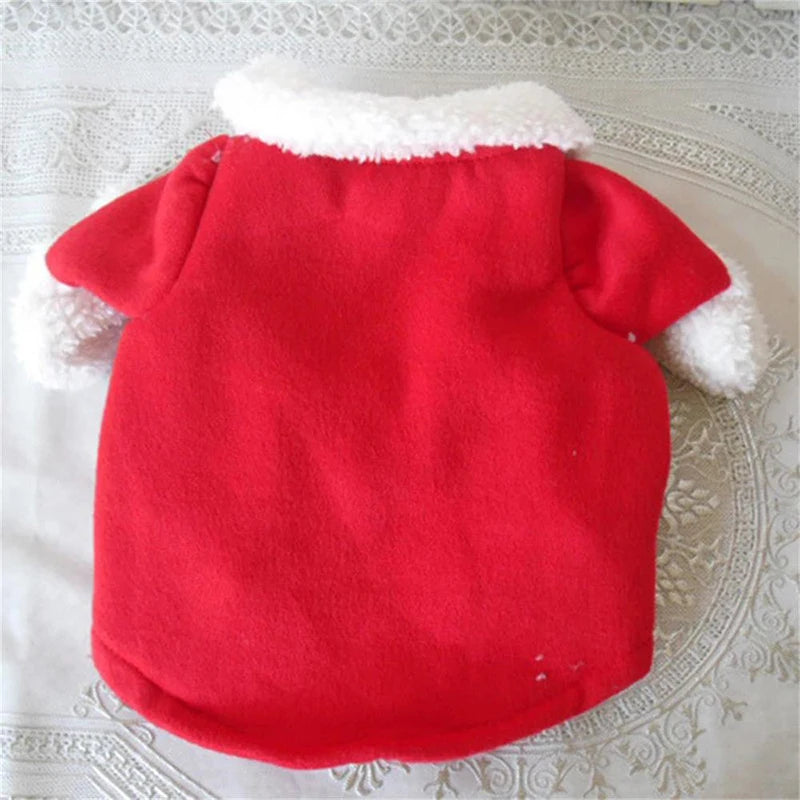 Funny Santa Claus Christmas Dog Costume