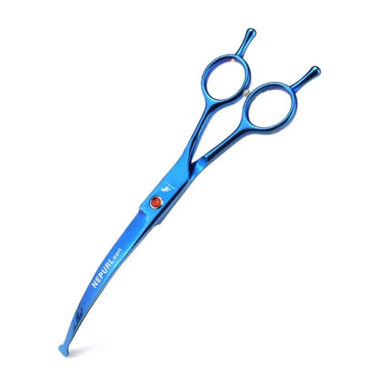 Portable Curved Pet Hair Scissors