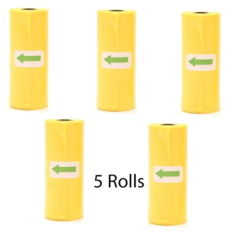 Disposable Pet Poop Bags And A Dog Poop Bag Bone Dispenser