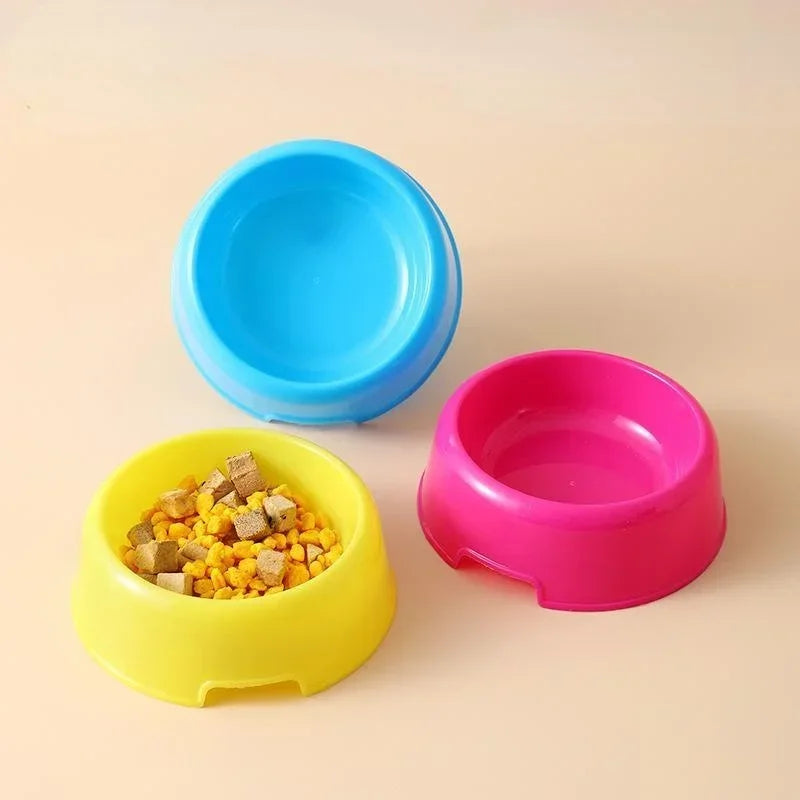 Dog and cat plastic bowl