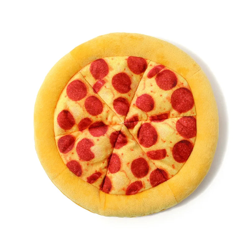 Dog Bite Sound Toy Fun Pizza