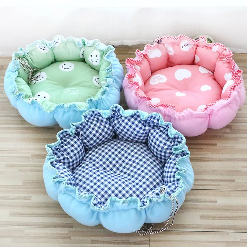 Cushion Soft Cotton Winter Bed For Dog And Cat