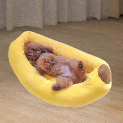 Dog Nesting Bed Banana Shape