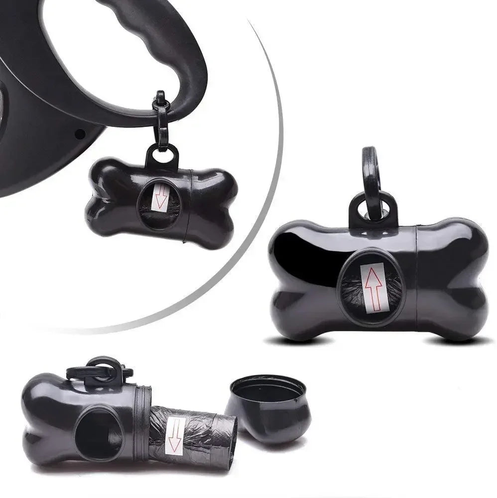 Disposable Pet Poop Bags And A Dog Poop Bag Bone Dispenser