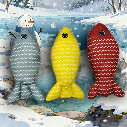 Cat Toys Fish, 3-Piece