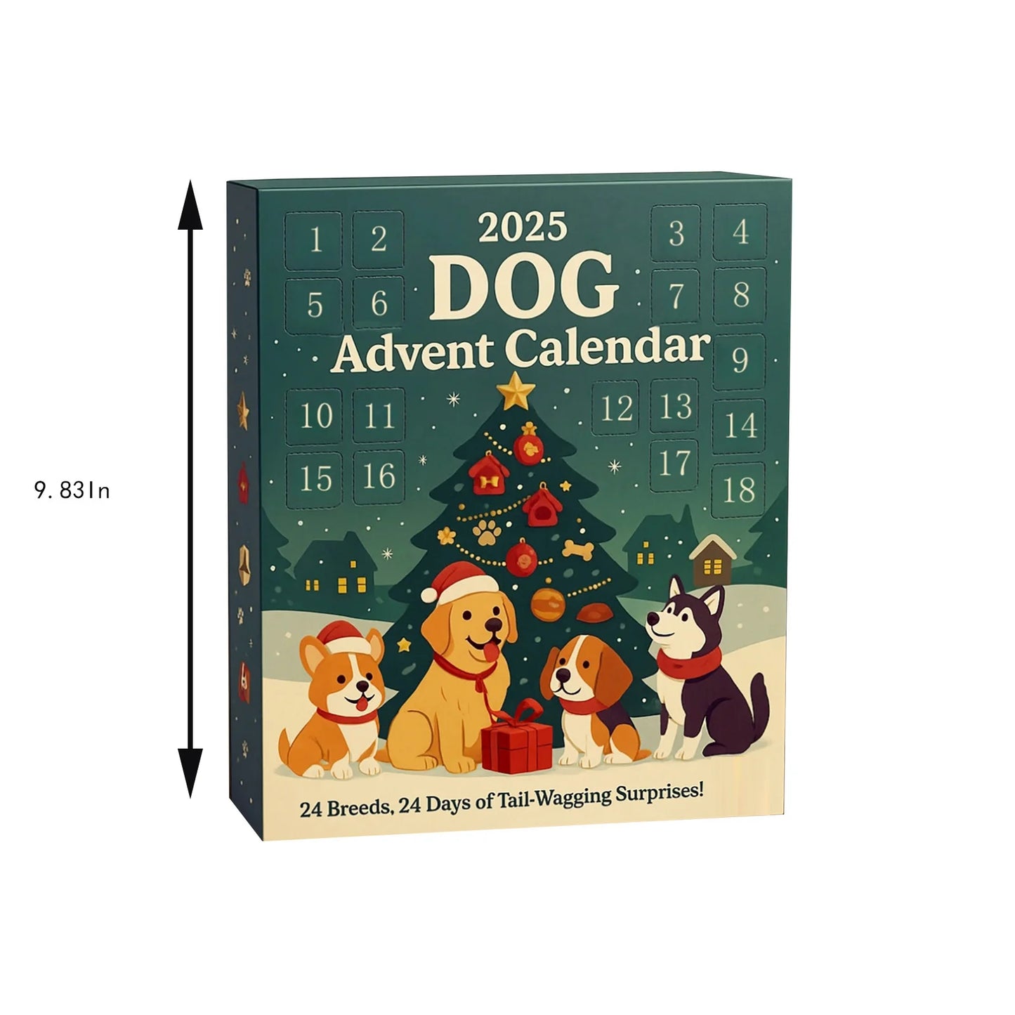 Christmas Tree Dog Decorations advent calendar