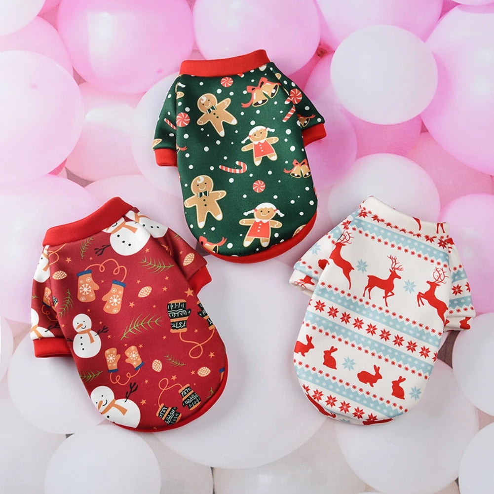 Christmas Comfortable Warm Soft Autumn Winter Puppy Outfit