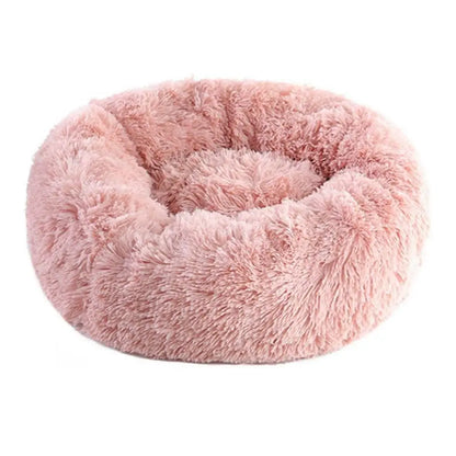 Round Cat Beds House Soft Long Plush Best Pet Dog Bed For Dogs Basket Pet Products Cushion Cat Bed Cat Mat Animals Sleeping Sofa