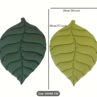 Cat Bed Mats Soft Cotton Leaf Shaped