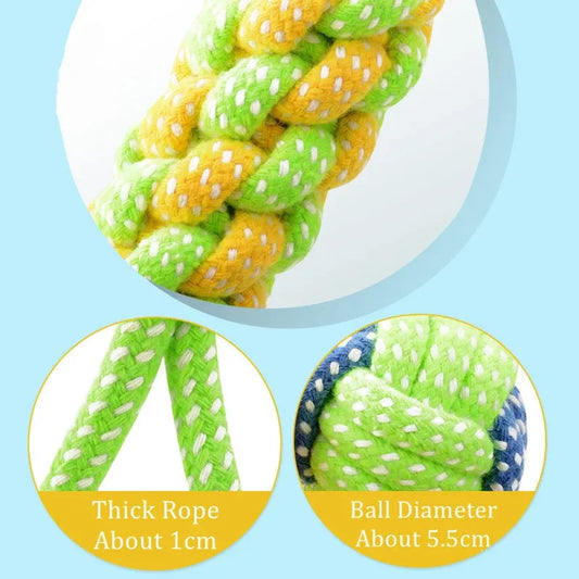 Dogs Toy Interactive Cotton Rope