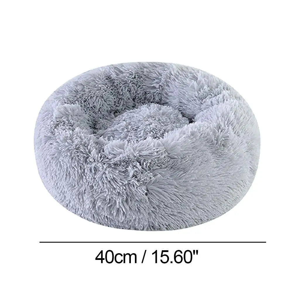 Round Cat Beds House Soft Long Plush Best Pet Dog Bed For Dogs Basket Pet Products Cushion Cat Bed Cat Mat Animals Sleeping Sofa