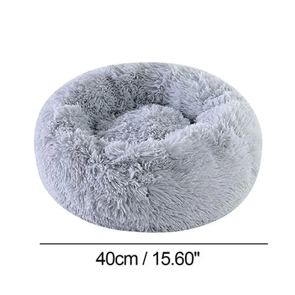 Round Cat Beds House Soft Long Plush Best Pet Dog Bed For Dogs Basket Pet Products Cushion Cat Bed Cat Mat Animals Sleeping Sofa