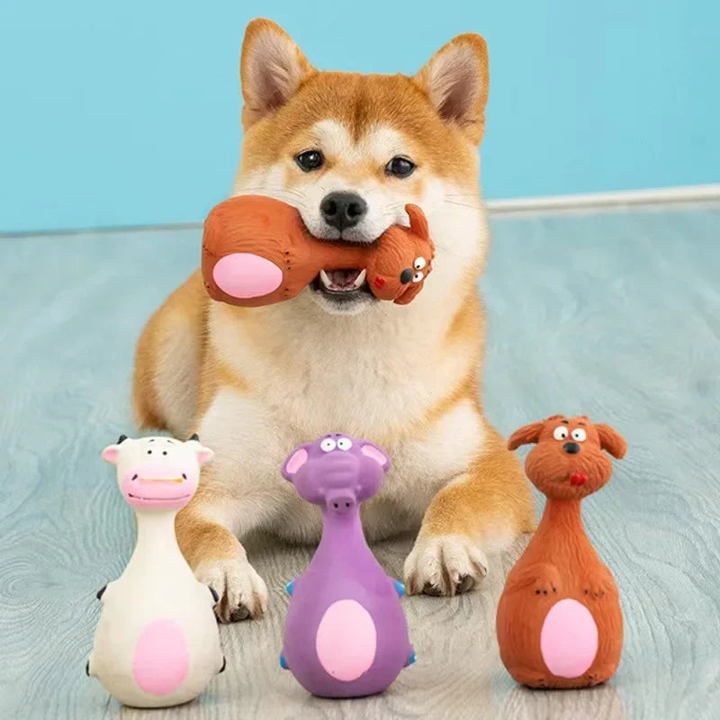 Latex Squeaky Sound Dog Toys