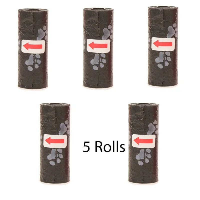 Disposable Pet Poop Bags And A Dog Poop Bag Bone Dispenser
