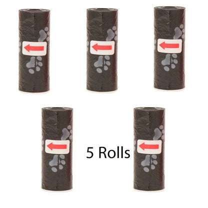 Disposable Pet Poop Bags And A Dog Poop Bag Bone Dispenser