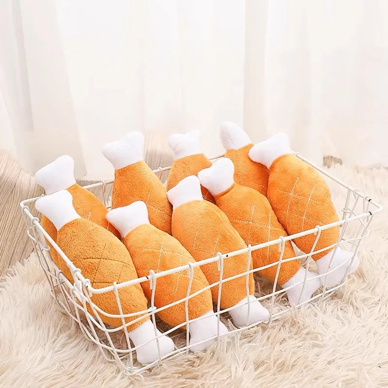 Dog Squeaky Toy Chicken Legs