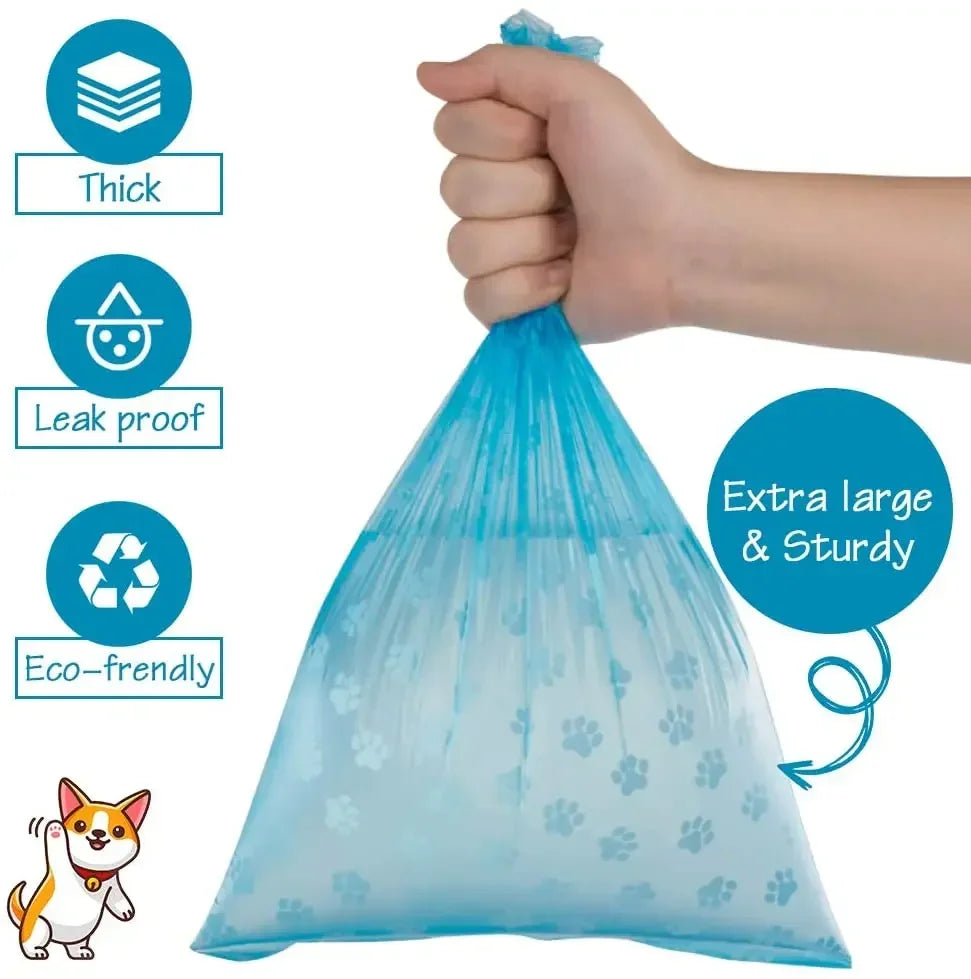 Disposable Pet Poop Bags And A Dog Poop Bag Bone Dispenser