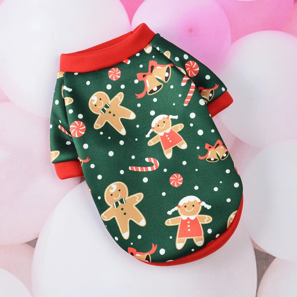 Christmas Comfortable Warm Soft Autumn Winter Puppy Outfit