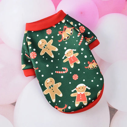 Christmas Comfortable Warm Soft Autumn Winter Puppy Outfit