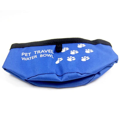 2 In 1 Pet Travel Portable Foldable Water Bowl