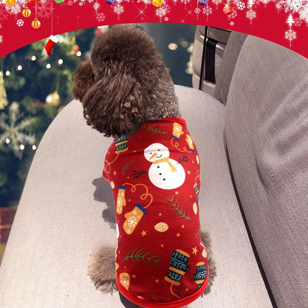 Christmas Comfortable Warm Soft Autumn Winter Puppy Outfit