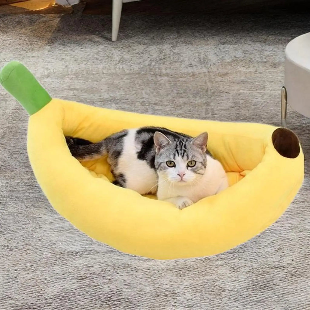 Dog Nesting Bed Banana Shape