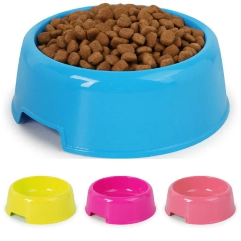 Dog and cat plastic bowl