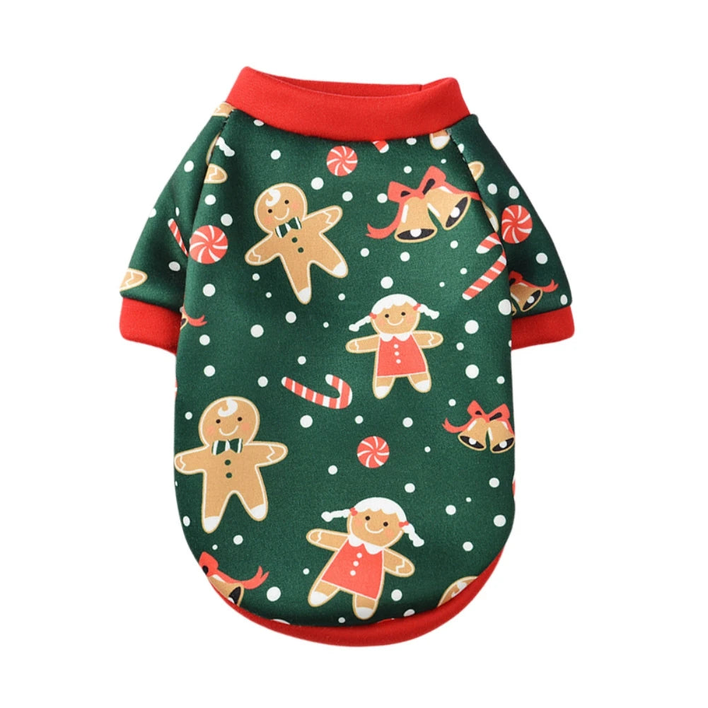 Christmas Comfortable Warm Soft Autumn Winter Puppy Outfit