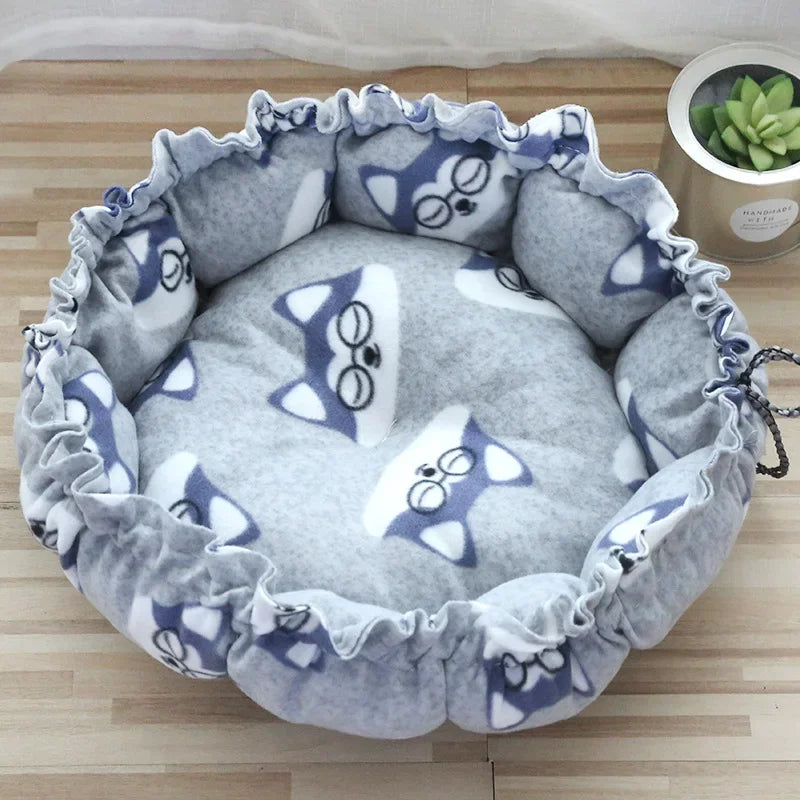Cushion Soft Cotton Winter Bed For Dog And Cat