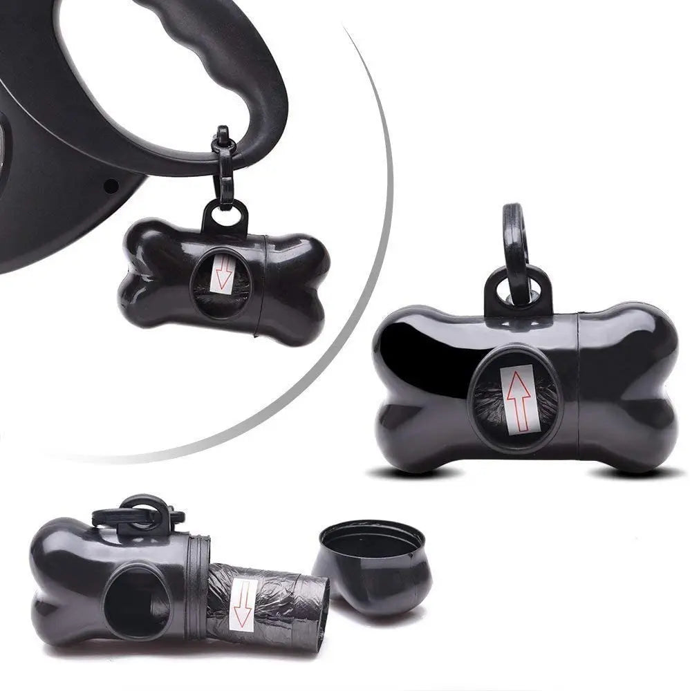 Disposable Pet Poop Bags And A Dog Poop Bag Bone Dispenser