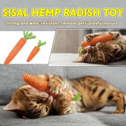 Cat toys self-entertainment carrot