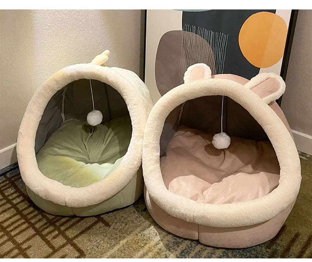 kitty shape bed for cat