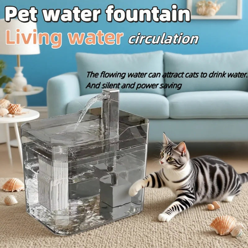 Cat Water Fountain Auto Filter