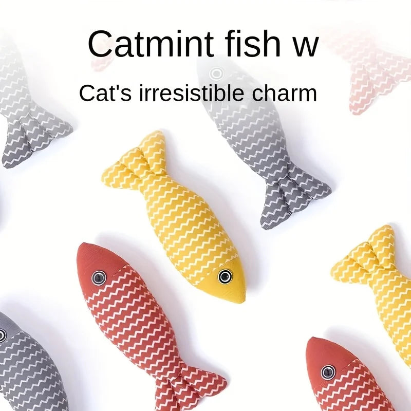 Cat Toys Fish, 3-Piece