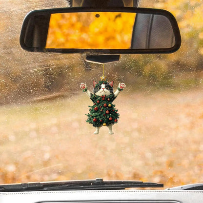 Christmas Tree Cat Decoration