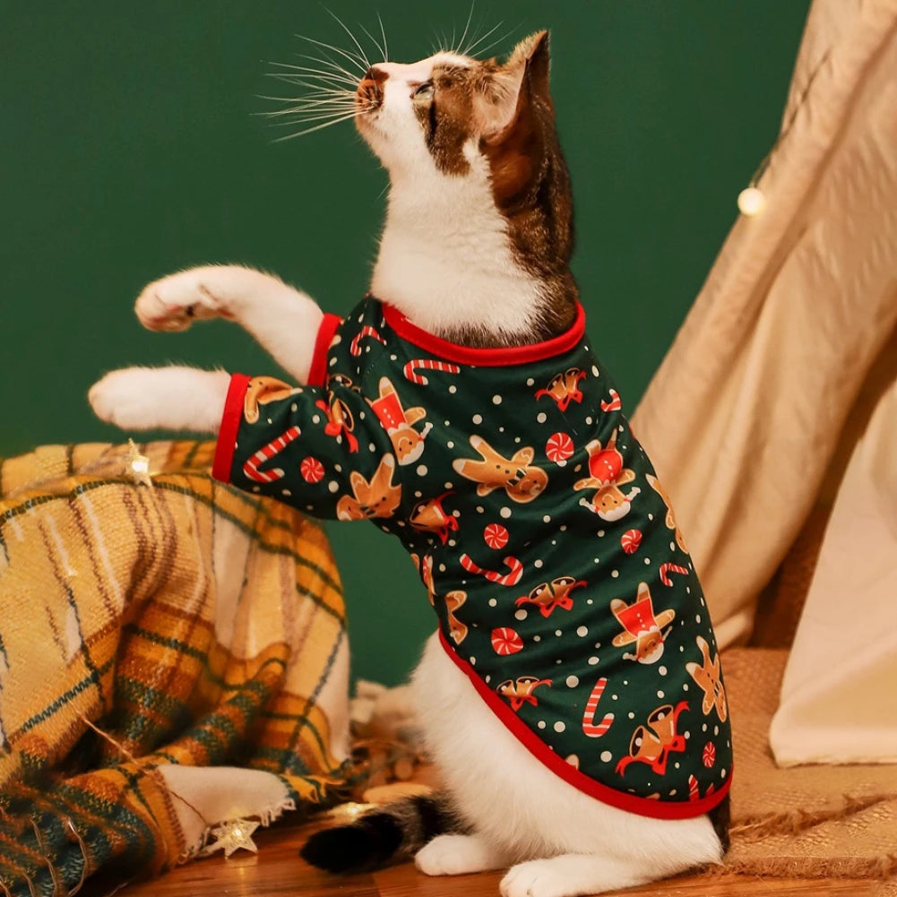 Christmas Comfortable Warm Soft Autumn Winter Puppy Outfit