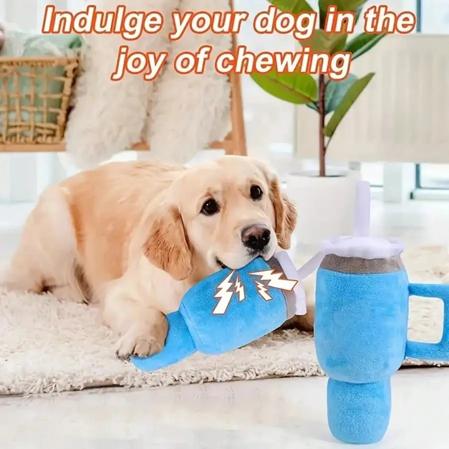 Cute Beverage Mug Shaped Dog Chew Toys